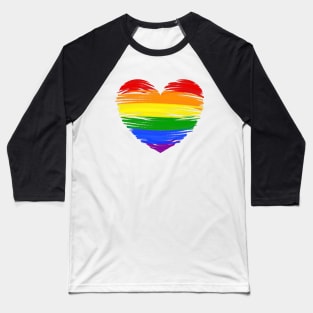 Pride Heart, Best Suitable for White Backgrounds Baseball T-Shirt